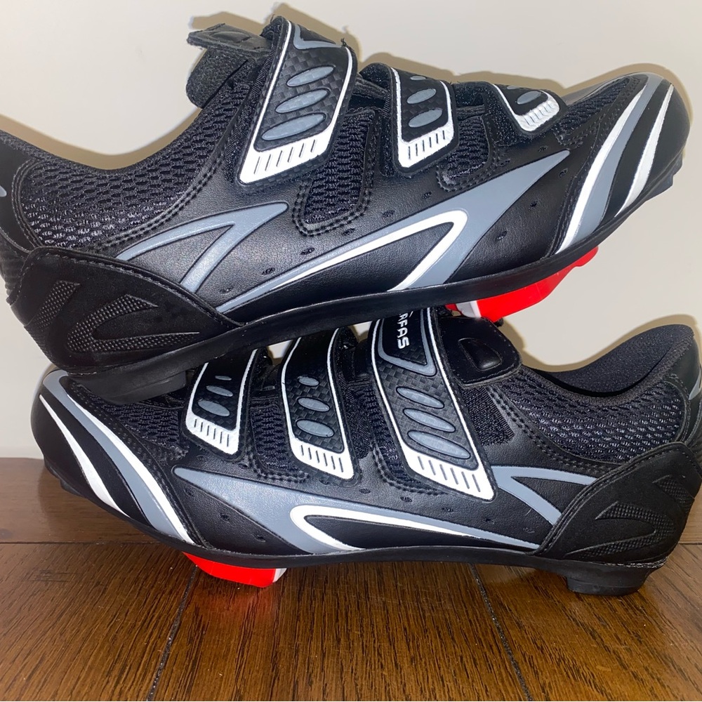 Men's Black Cycling Road Shoes